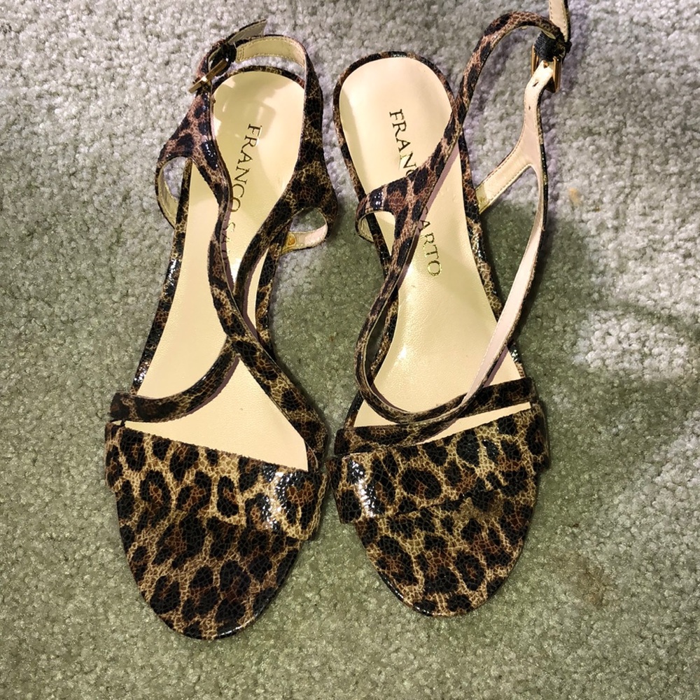 leopard heels